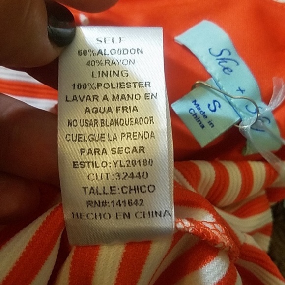 NWT• Bow Back Orange Dreamsicle Dress - Picture 8 of 8